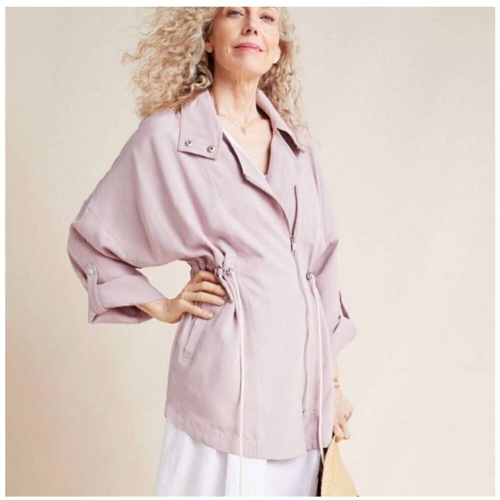 Anthropologie Cupro Jacket